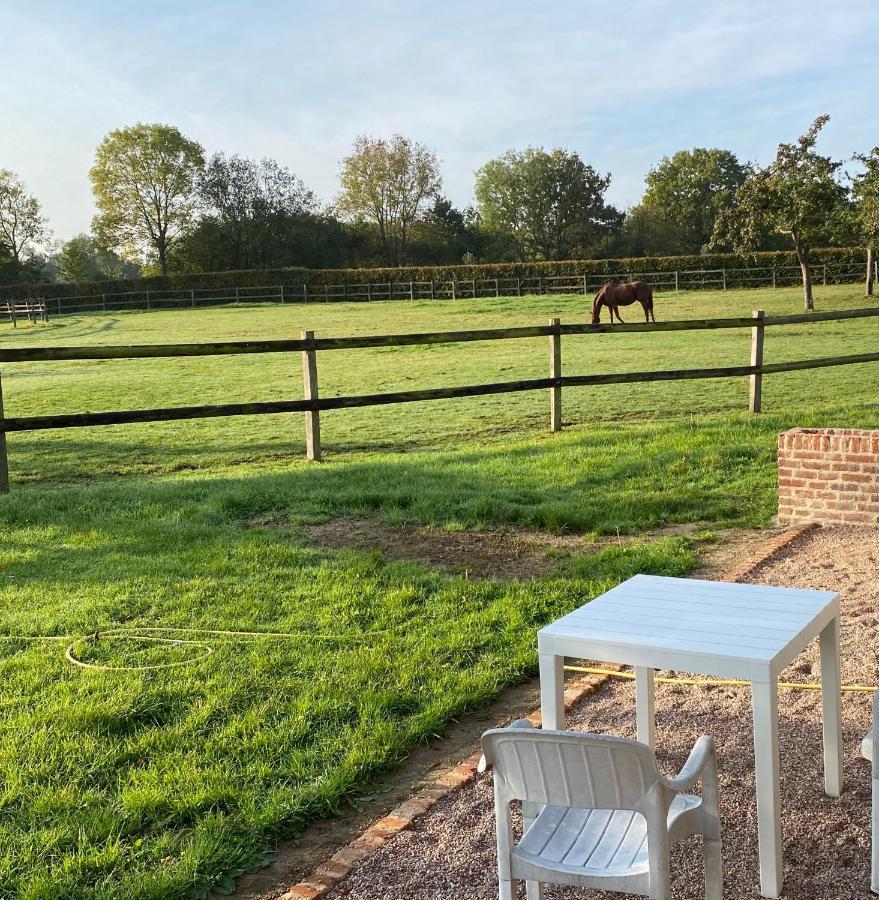 La Longere Du Haras Lägenhet Manerbe Exteriör bild